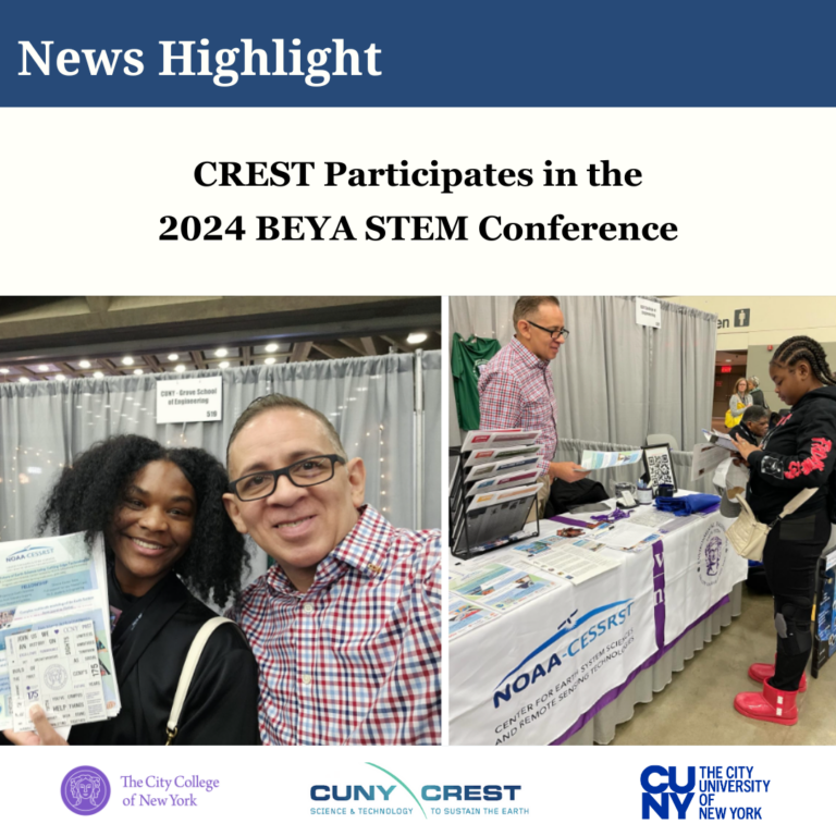 CREST Participates in the 2024 BEYA STEM Conference CUNY Remote